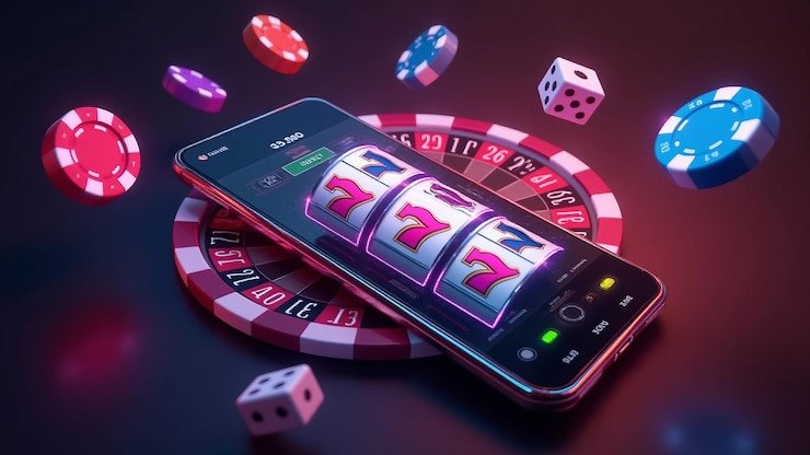Antarmuka slot Relax Gaming dengan kontrol taruhan dan tombol putar